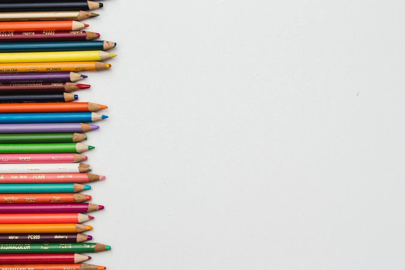 Pencils for a writing activity