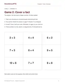 Actual game page from Level 1