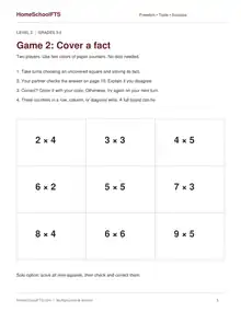 Actual game page from Level 2